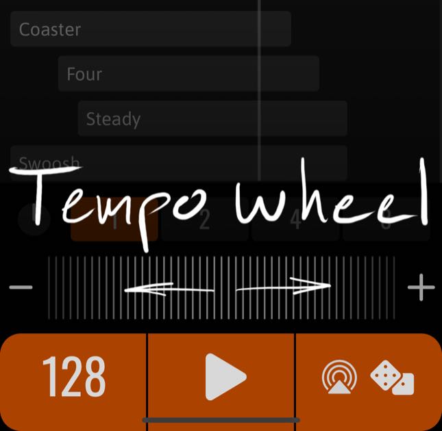 Wheelhouse tempo screen
